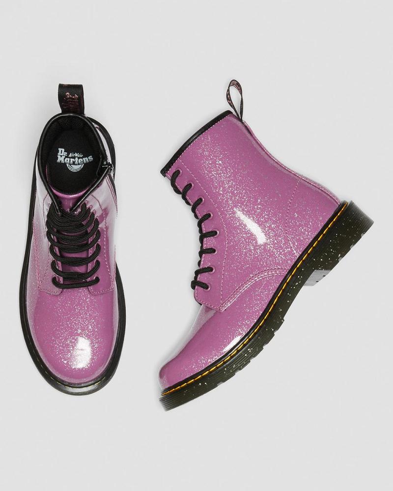 Dr Martens Youth 1460 Glitter Veterlaarzen Kinderen Roze | NL 117MQZ